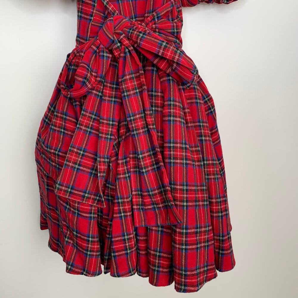 Ivy City Co x Courtney Keiko Nutcracker Holiday Red Plaid Dress Womens Size 2 - Picture 8 of 14